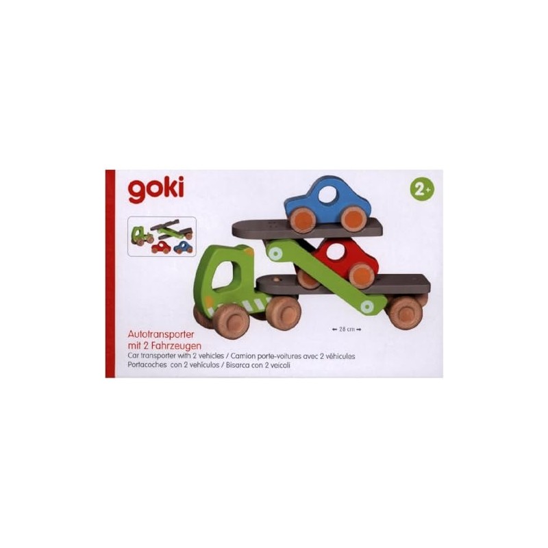 goki 55860 – Car Transporter with 2 Vehicles – Harmonious