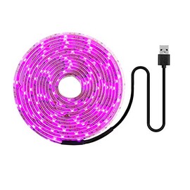 Peakloong LED Grow Light Full Spectrum 5V USB Grow Light Strip 2835 LED Phyto Lamps for Plants Greenhouse Hydroponic Growing 100cm