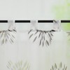 ESLIR Window Curtain Modern Bistro Curtain Kitchen Curtains Transparent Curtains