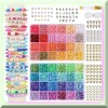 Zeltrix 48 Color Clay Beads Kit - Create Beautiful Bracelets