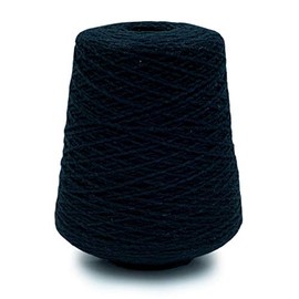 Softball Cotton Yarn by Silk City Fibers, Onyx