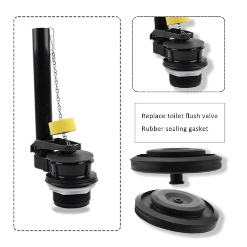 2Pcs Toilet Fill Valve Seal Replacement Part,Washer Cistern Float Valve