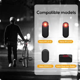 TUSITA Universal Seat Post Quarter Turn Mount Compatible with Garmin Varia Rearview Bike Radar Tail Light RTL510 RTL515 RVR315 - Fit 25.4mm to 35mm,D-shaped,Aero Seat post - Cycling Accessories