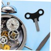 TEHAUX Steel Clock Winding Key Durable Precision Tool for Clock
