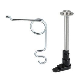 Motoforti Fuel Door Spring Hinge Pin Kits, Filler Neck Housing Cover Fix Pin, for Ford F-150 2009-2014, for Lincoln MKZ, for Mercury Milan, Stainless Steel, 4L3Z-9927936-BA, Black, 1 Set