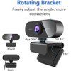 Webcam for PC with Microphone, HD 1080P Streaming Web Cam