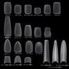 Nail Tips, Oval Short S, Half Tip, Half Paste, Double