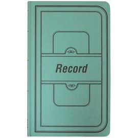 Boorum & Pease® Canvas Account Book, Record, 16 Lb., 12 1/8" x 7 5/8", 500 Pages, Blue