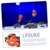 iplusmile 2pcs Floating Diver Figurine Cute Aquarium Diver Decor for