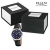 REGENT Titanium Watch Unisex Size F-1269, silver, Modern