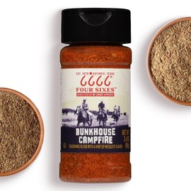 6666 Four Sixes Bunkhouse Campfire Seasoning, 6 Ounce (Pack of 6)
