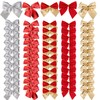 Pack of 60 Bows Christmas Small Bows Christmas Tree Bows