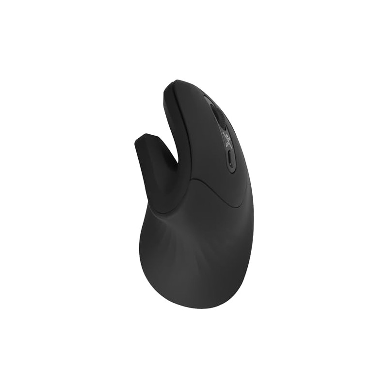 Perfect Choice Mouse Inalámbrico Diseño Vertical (Negro)