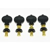 KAISH Set of 4 Gold w/Black Buttons Ukulele Tuners Tuning