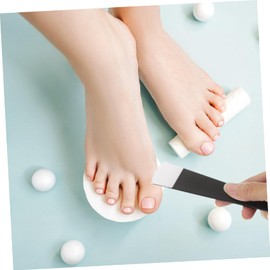 Healeved 1set Stainless Steel Pedicure Tools Foot Scrapers Cuticle Remover Kit for Home and Professional Use Includes Storage Bag for Foot Care and Nail Grooming