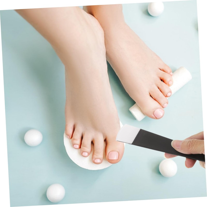 Healeved 1set Stainless Steel Pedicure Tools Foot Scrapers Cuticle Remover