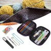 100Pcs/Set Sweater Knitting Tool 22 Metal Crochet Set Needles Sewing