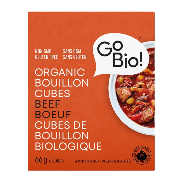 Go Bio Bouillon Cubes Beef 66g