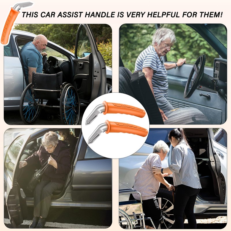 EILITWAY 2 Pack Car Handle Assist for Elderly Car Door