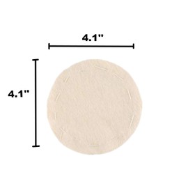 YouU 10 Pcs Coffee Syphon Cloth Replacement Filter for Hario Syphon, Yama Siphon and Other Syphon Coffee Maker, Balance Syphon Coffee Maker, Vacuum Pot Filters