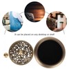 Household Brass Incense Burner Incense Burner Holders Craft Decoration (Round