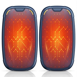 Hand Warmers Rechargeable 2 Pack, 3-Settings Rechargeable Hand Warmer, AI Smart Heating, Pocket Portable Electric Hand Warmer, Magnetic Handwarmers, A Winter for Loved Ones, Blue