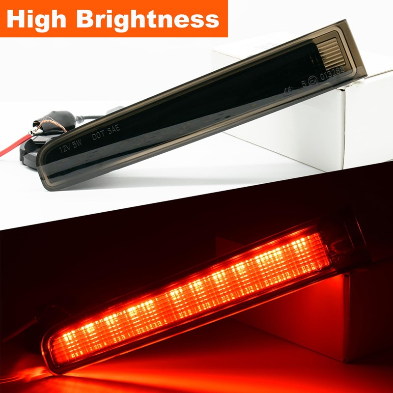 AUTOXBERT Pair (Left & Right) Rear Third Brake Light For
