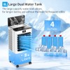 Mobile Air Conditioner, Air Cooler with 3 Modes (Normal/Natural/Sleep), 12H
