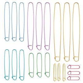 21 Pcs Stitch Holders for Knitting UK, Stitch Markers for Knitting UK, Knitting Accessories, for Knitters Set with Different Knitting Tools for Blankets Scarves Quilts Other Knitting Project