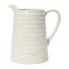 Creative Co-Op White Ceramic Pitcher