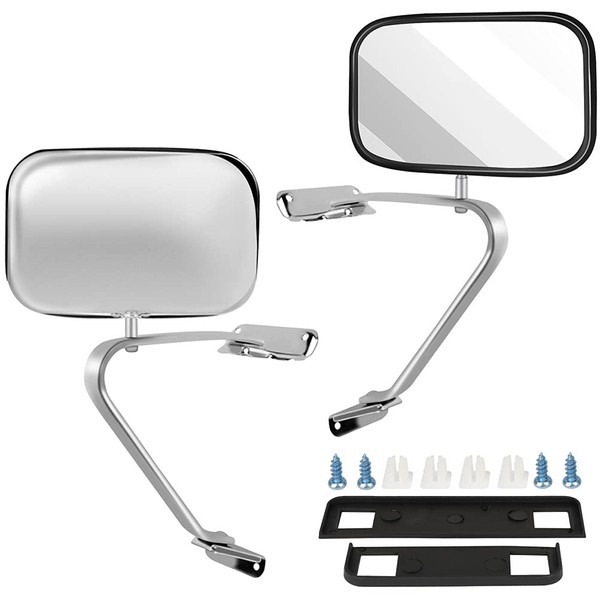 OCPTY Driver And Passenger Side View Mirrors Compatible With 1980-96