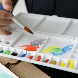 Sakura Crepas Paint Matte Watercolor Laminate EMW-P#24 Purple