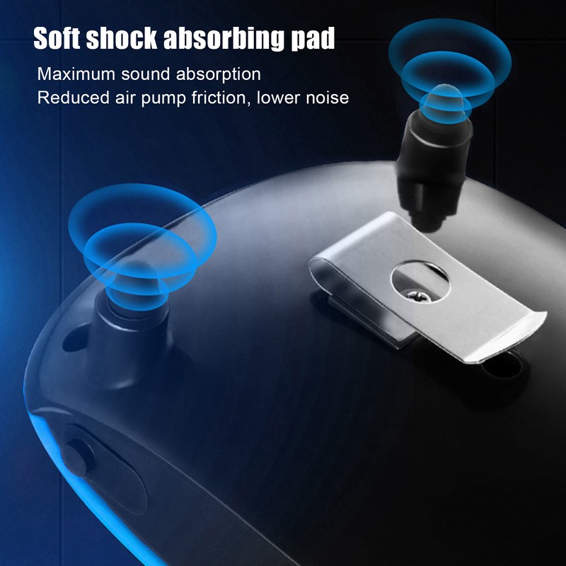 Aquarium Air Pump Quiet Dual Outlet Fish Tank Oxygen Pump
