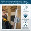 Therwen 2 Pcs Adjustable Fan Electrical Box Brace 14.2 Inches