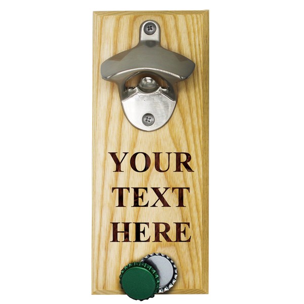 The Wedding Party Store Custom Engraved Wall Mounted Beer Soda