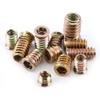 Hilitand 20 Pcs M8*17mm Zinc Alloy Furniture Hex Drive Nut,