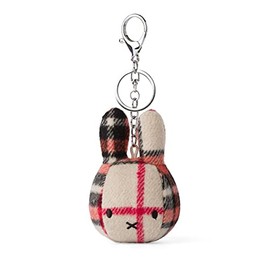 BON TON TOYS Miffy Check Bag Charm Keychain Beige BTT-023BE Gift