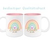 Tasse Danke für Alles mit Regenbogen – Geschenk für Erzieherin,