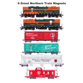 Great Northern Local Freight 6 magnets Andy Fletcher