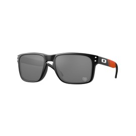 Oakley OO9102 Sunglasses Bundle: OO 9102 9102Q7 Holbrook Chi Matte Black Prizm and Eyewear Cleaning Kit