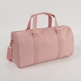 Kaymey Young Teens Travel Duffel Weekender Bag,Weekend Sports Gym Bag Travel Men Womens (9#Pink)