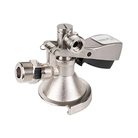 Gastrobedarf Westerbarkey Flat Tap Head Type A Outlet Side with Low Assembly Height
