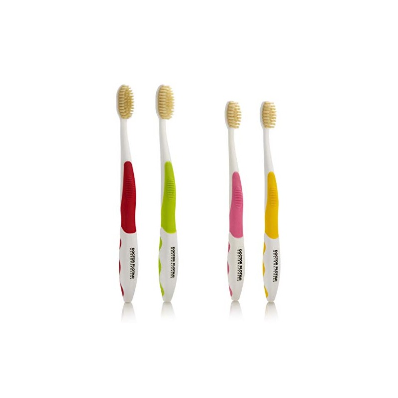 Doctor Plotka's Mouthwatchers - Cepillo dental antimicrobiano (4 unidades)