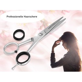 InstrumenteNrw Deutschland ICE-Tempered Hair Scissors with Micro-Serration on One Side Friseurschere 12.7 cm