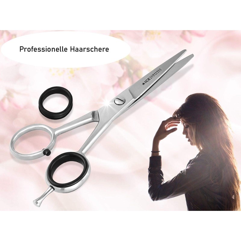 InstrumenteNrw Deutschland ICE-Tempered Hair Scissors with Micro-Serration on One Side