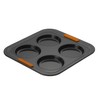 Le Creuset Non-Stick Carbon Steel Bakeware 4 Cup Yorkshire Pudding Tray, 94101200000000