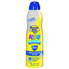 Banana Boat Ultra Mist Kids MAX Protect & Play Brpad Spectrum Sun Care Sunscreen Spray - SPF 100, 6 Ounce