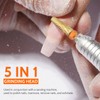 Nail Drill, 5-in-1 Multifunctional Replacement Tungsten Steel Nail File Bits