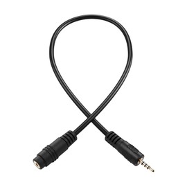 PNGKNYOCN Audio Extension Cable，2.5mm TRRS Male to Female Stereo Audio Aux Cable Compatible with Headphones, Microphones（0.3M）