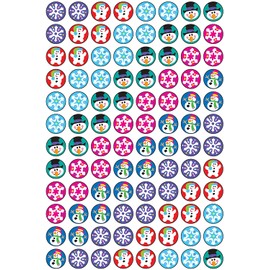 Trend Enterprises Winter Joys Super Spots Stickers (800 Piece), Multi